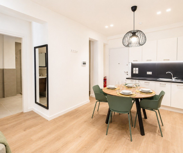 Dining area near kitchen