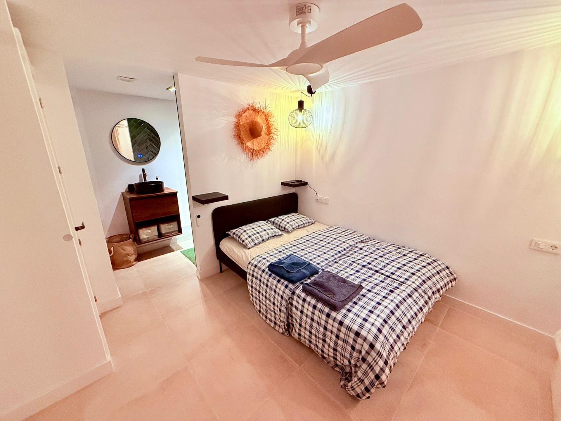 Bedroom with ensuite bathroom