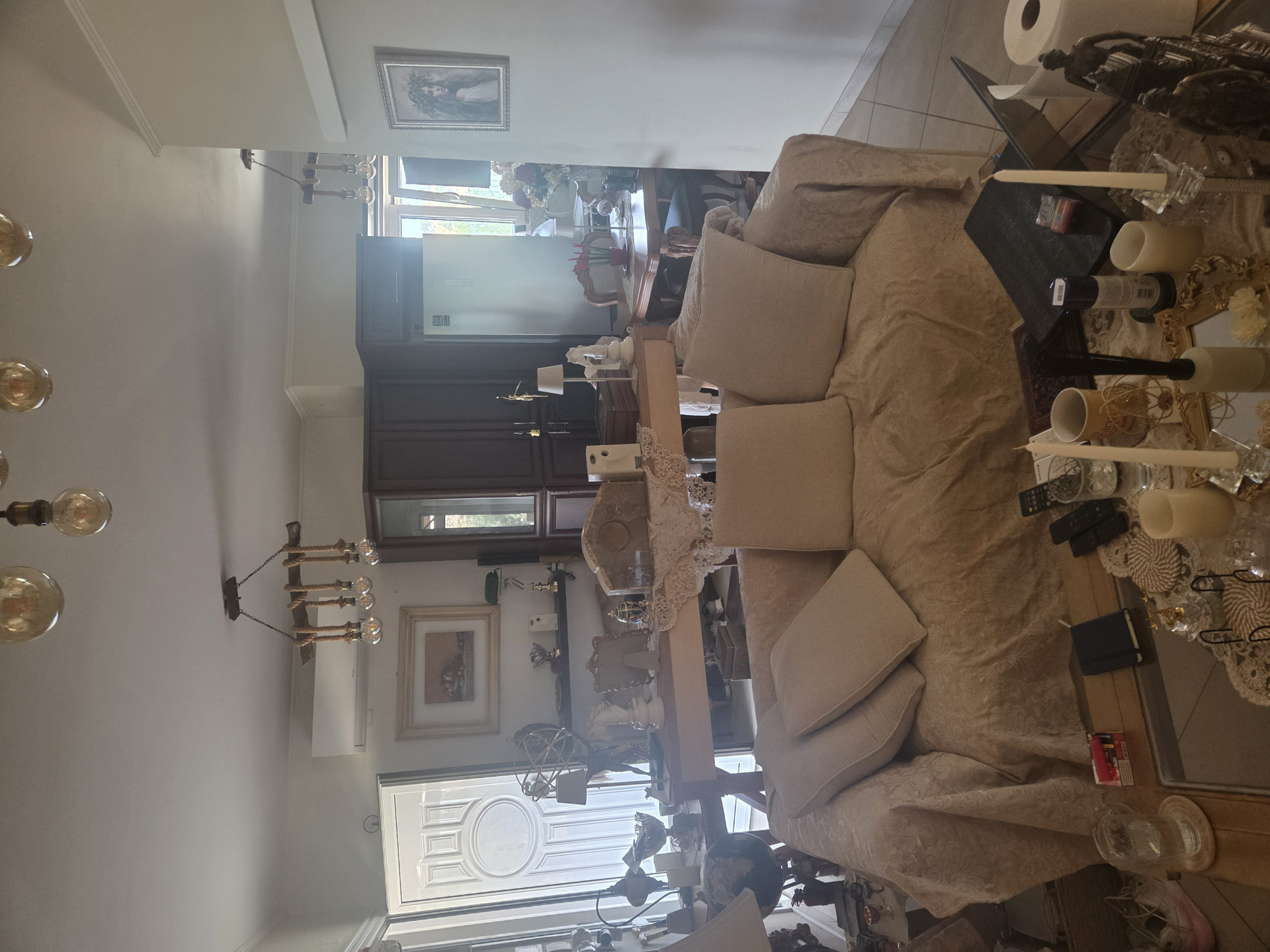 Living area with sofa
