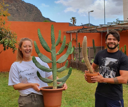 Tenerife coliving in historical house - Aloe room