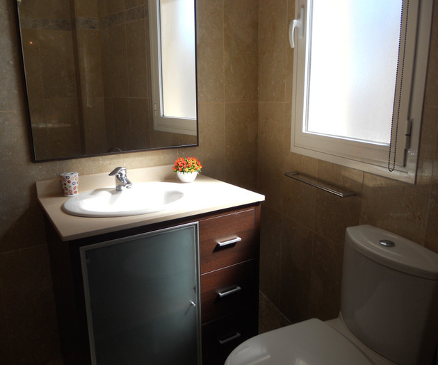 Bathroom vanity with mirror