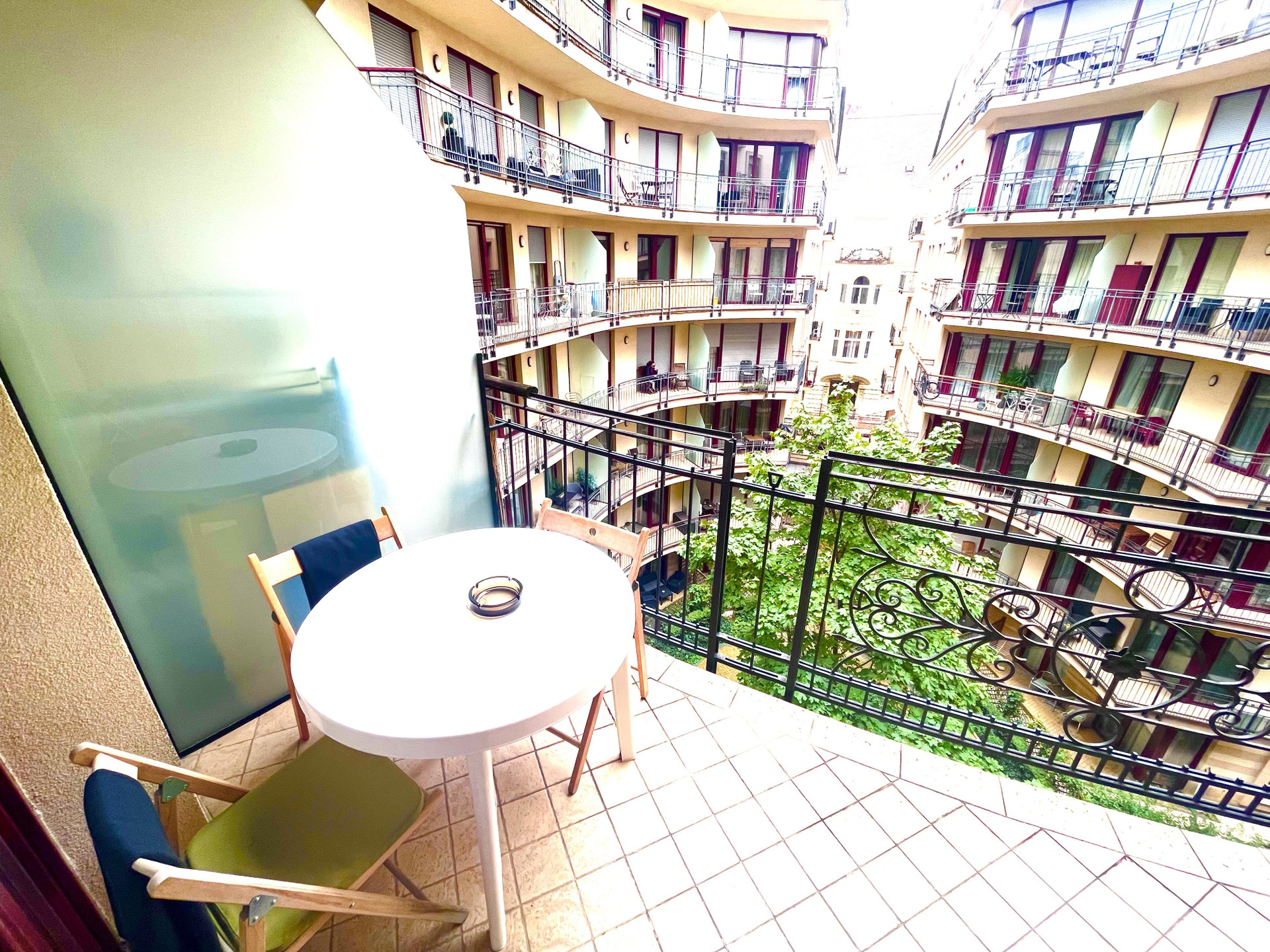 Huge terrace, sunny
