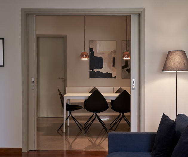 The dining area