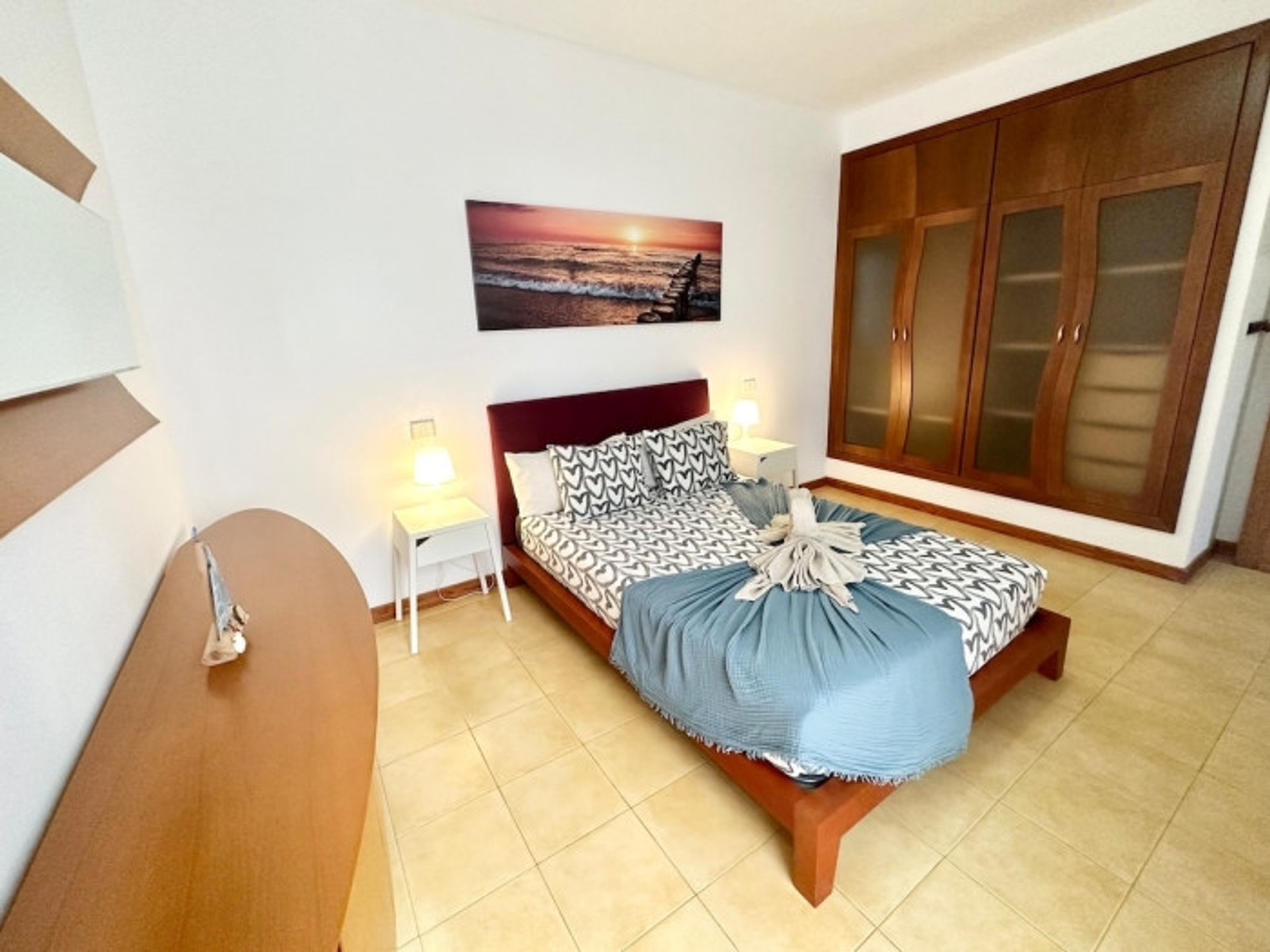 Master bedroom with wardrobe