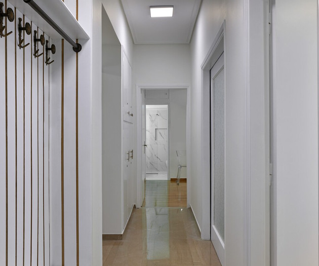 The apartment's corridor