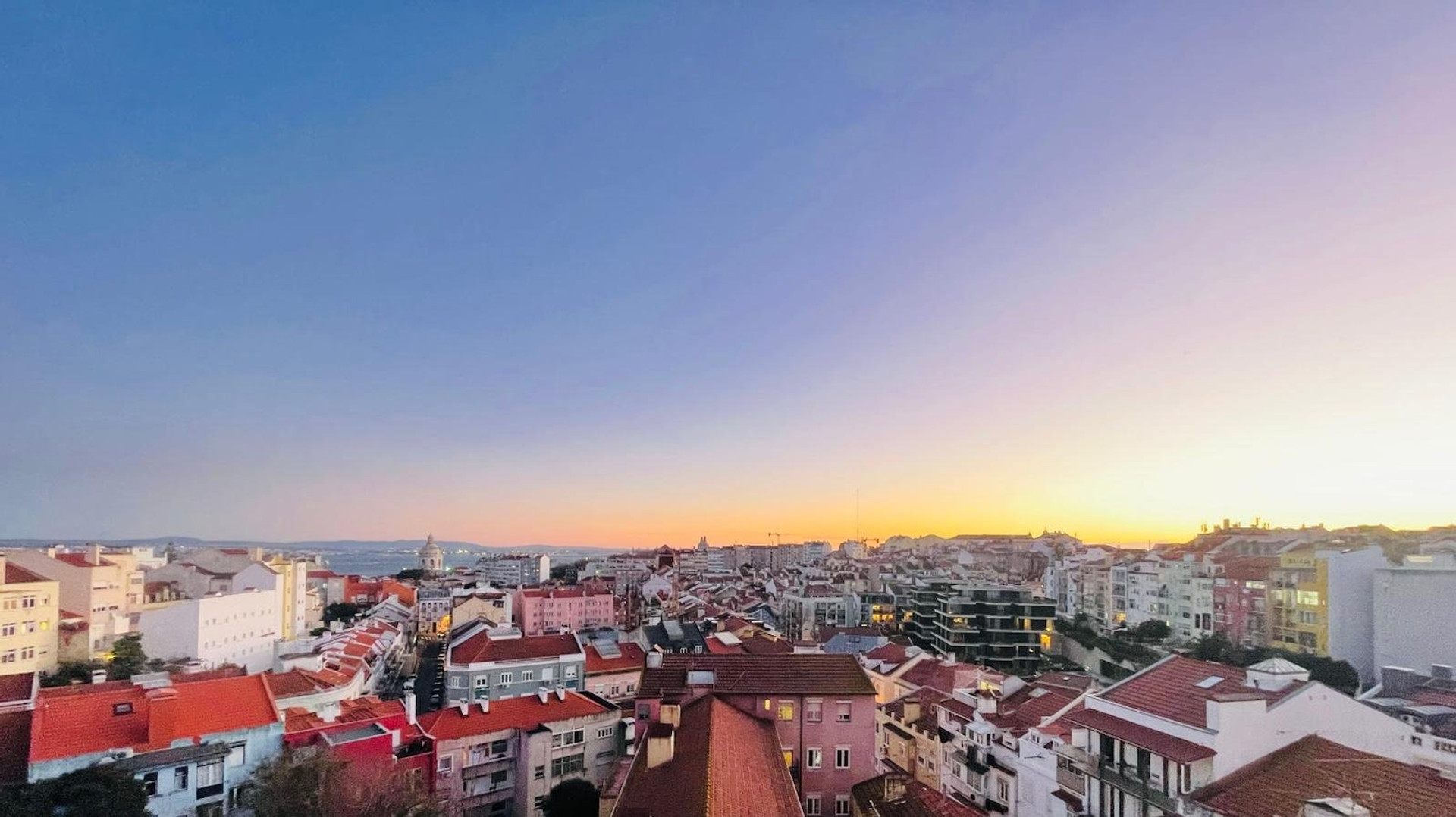 Sunset from the balcony