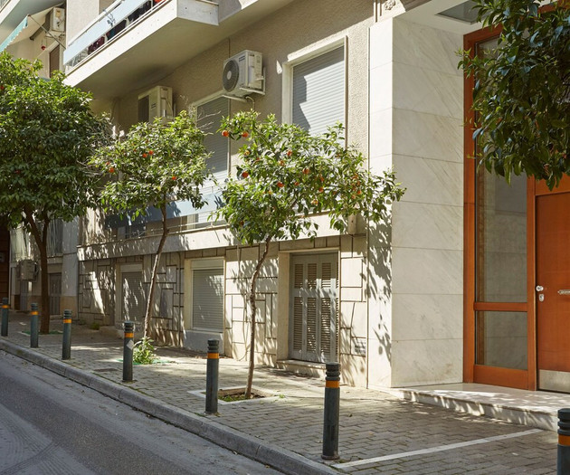 The building's entrance