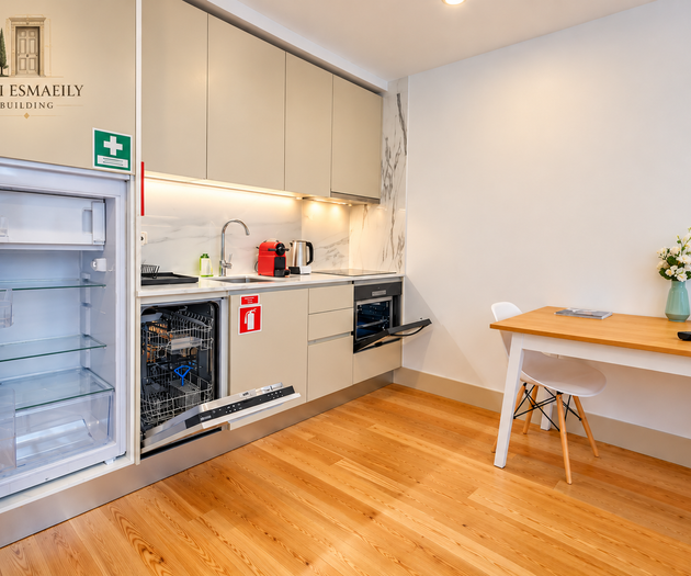 Compact equipped kitchen