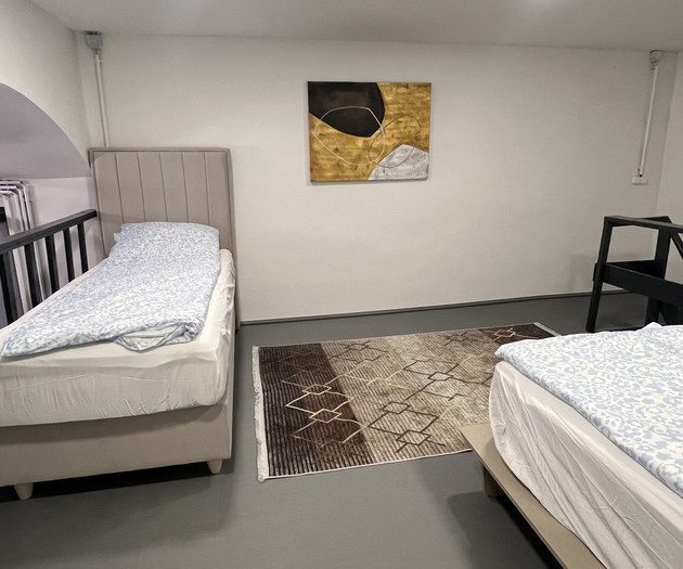 Bedroom with single beds