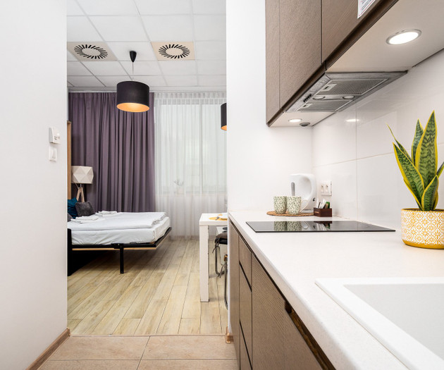 Studio apartment, Aleje Jerozolimskie 216/208
