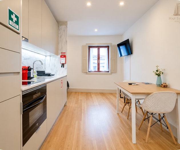 Kitchen and dining table