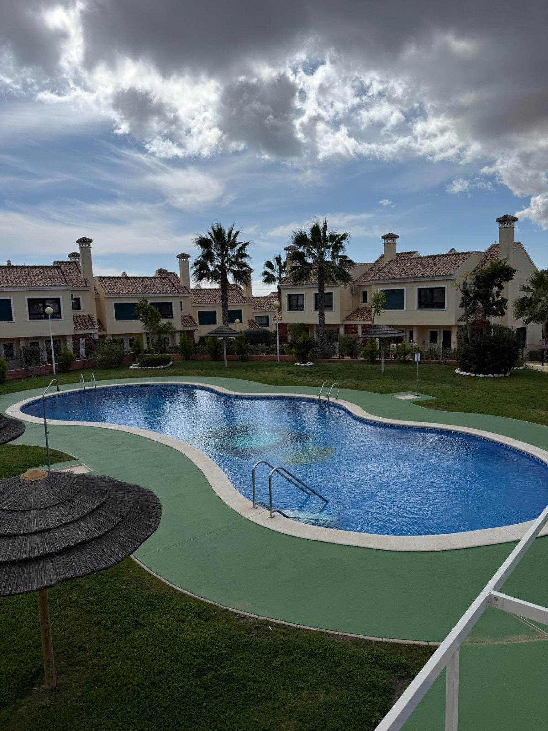 Community pool and gardens