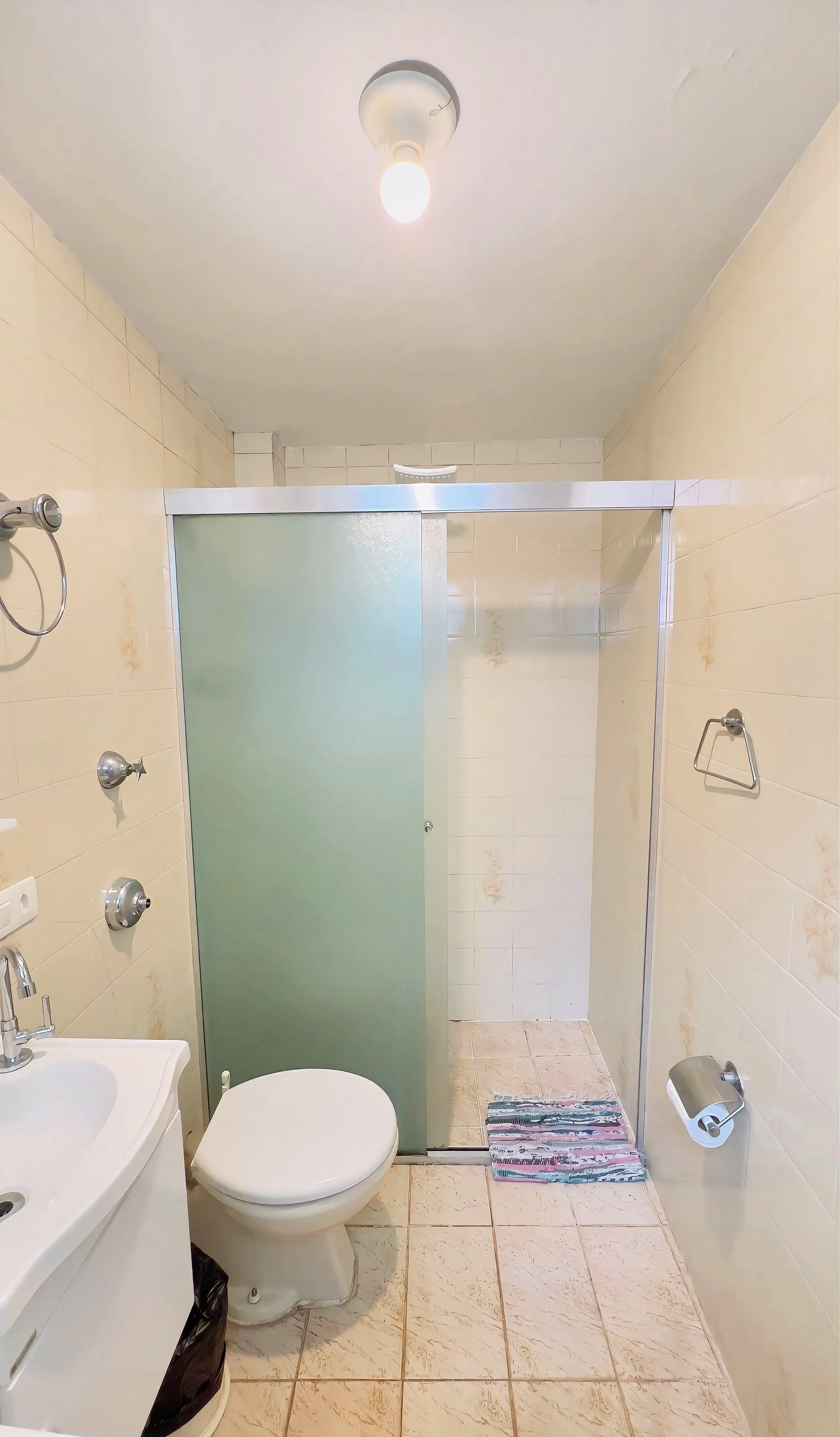 Bathroom with shower and toilet