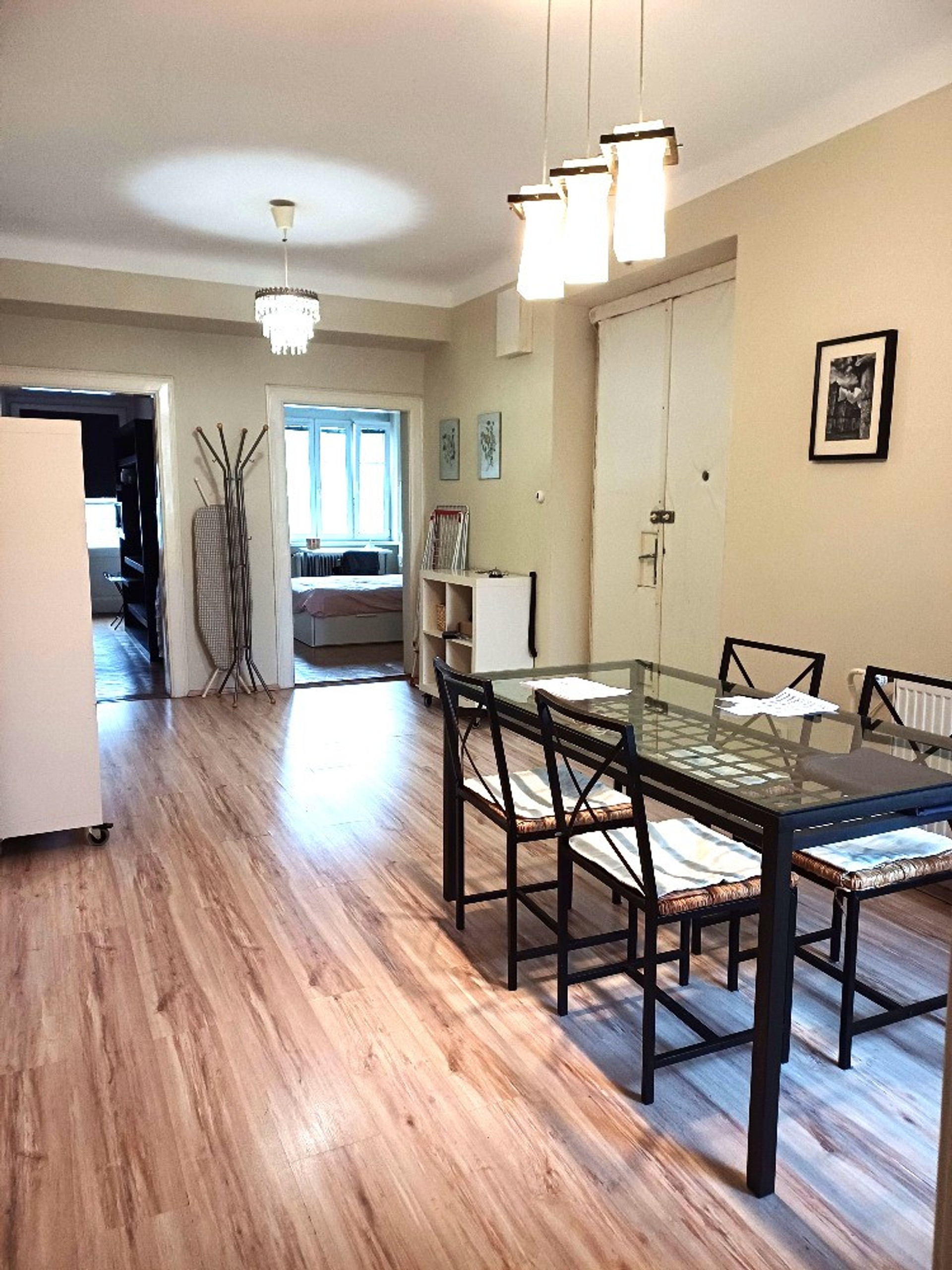 eating area and hall