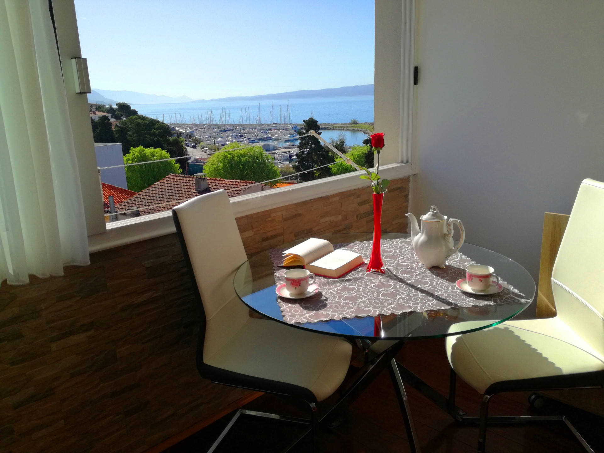 Sea view from apartment