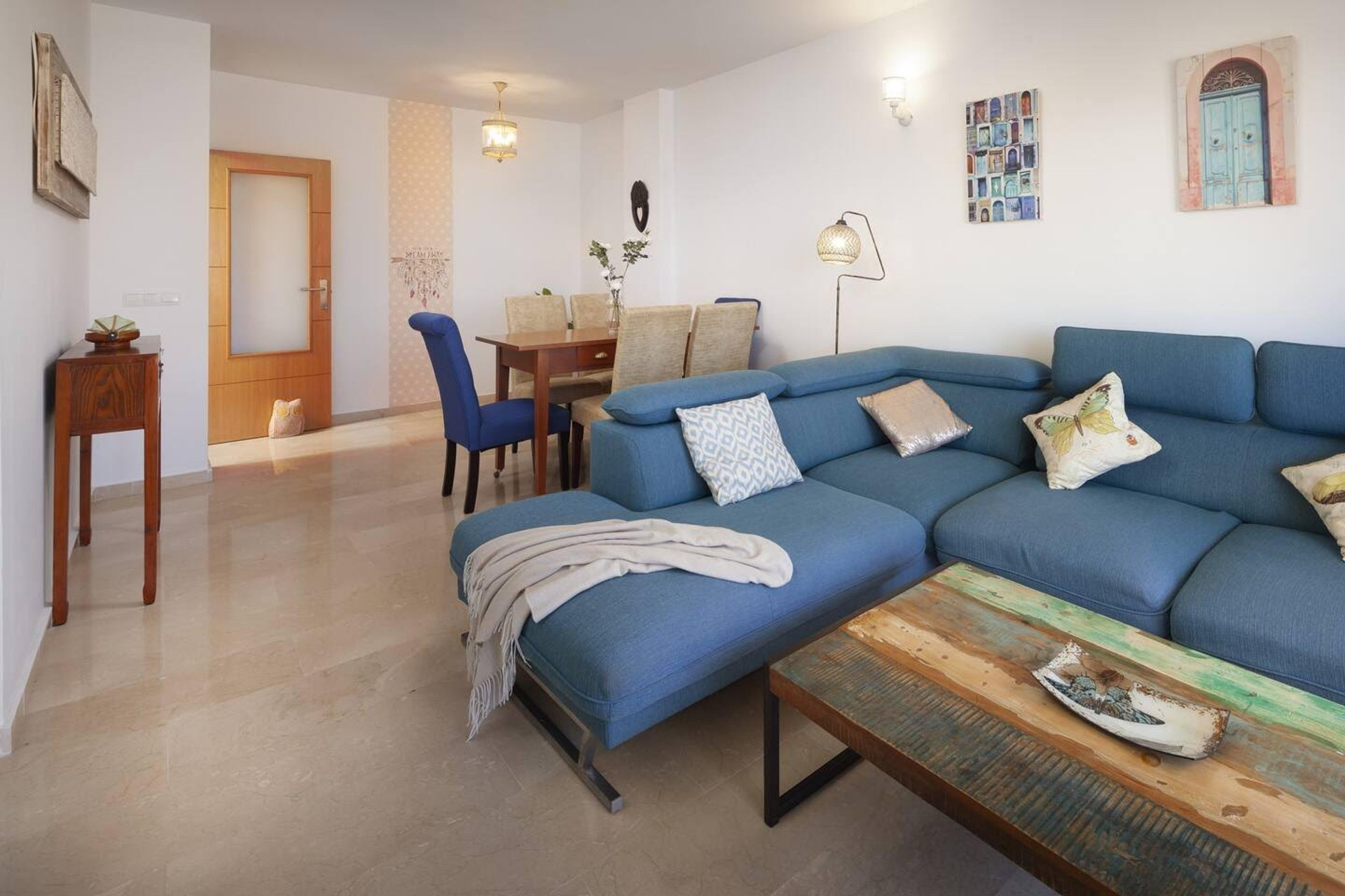 Living and dining area