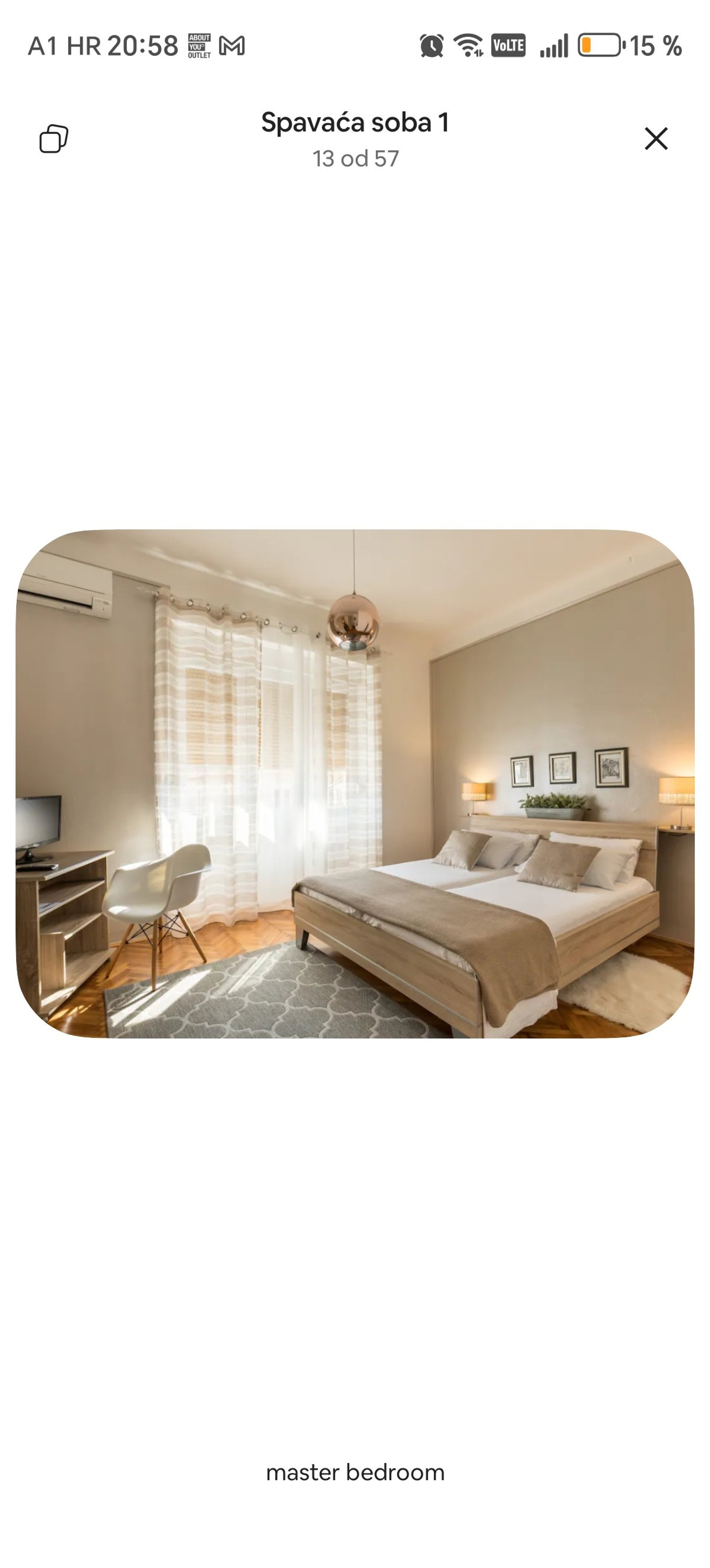 Master bedroom with cozy decor