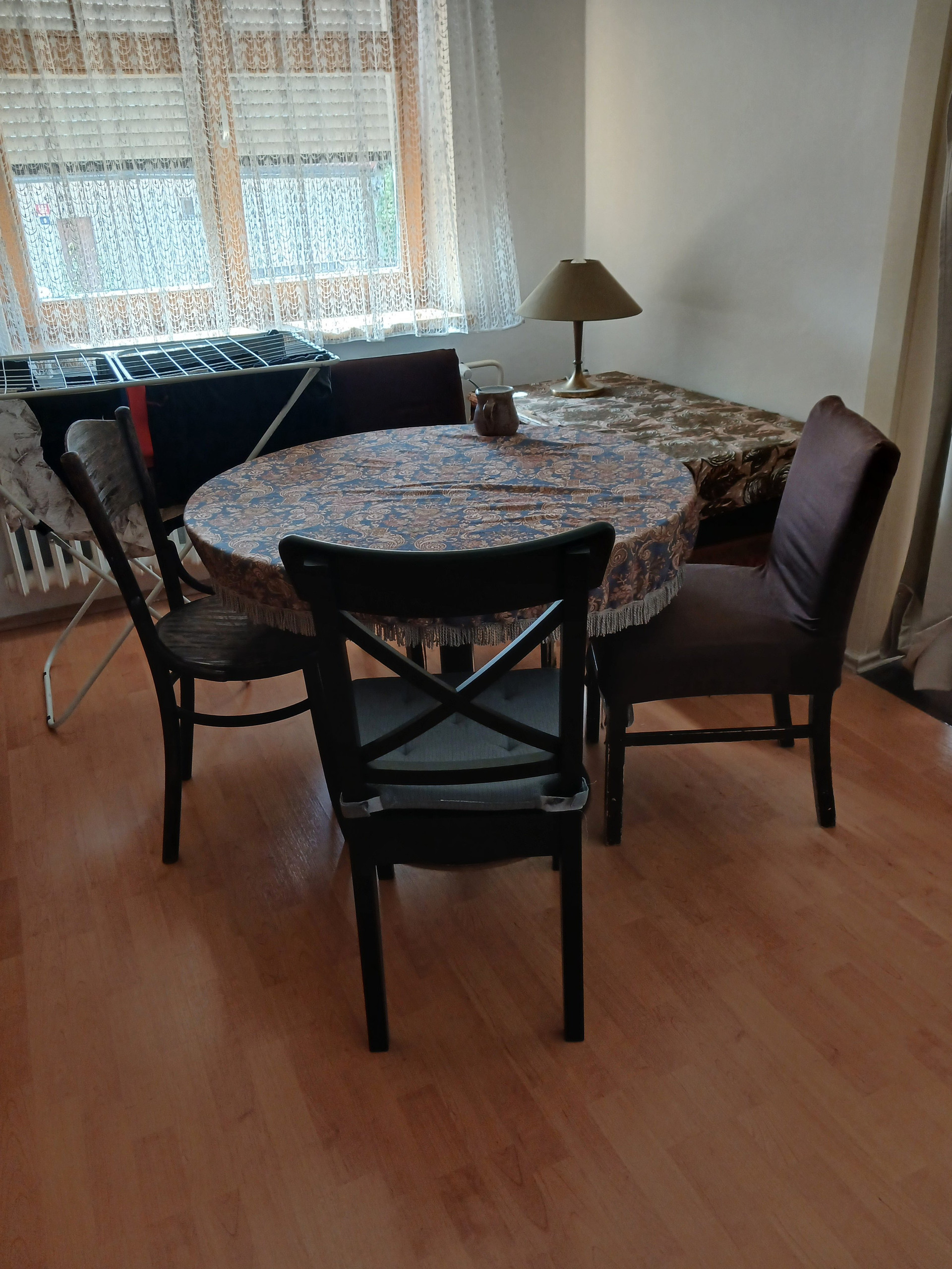 Dining table and chairs