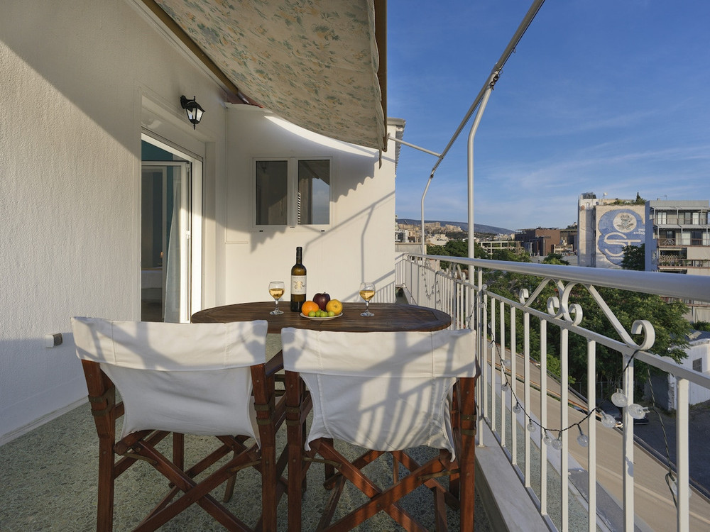 Acropolis view top floor apartment preview