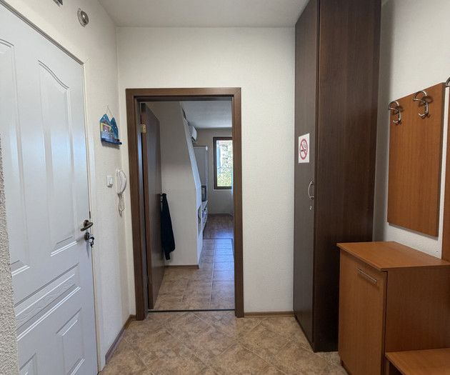 Hallway with entrance door