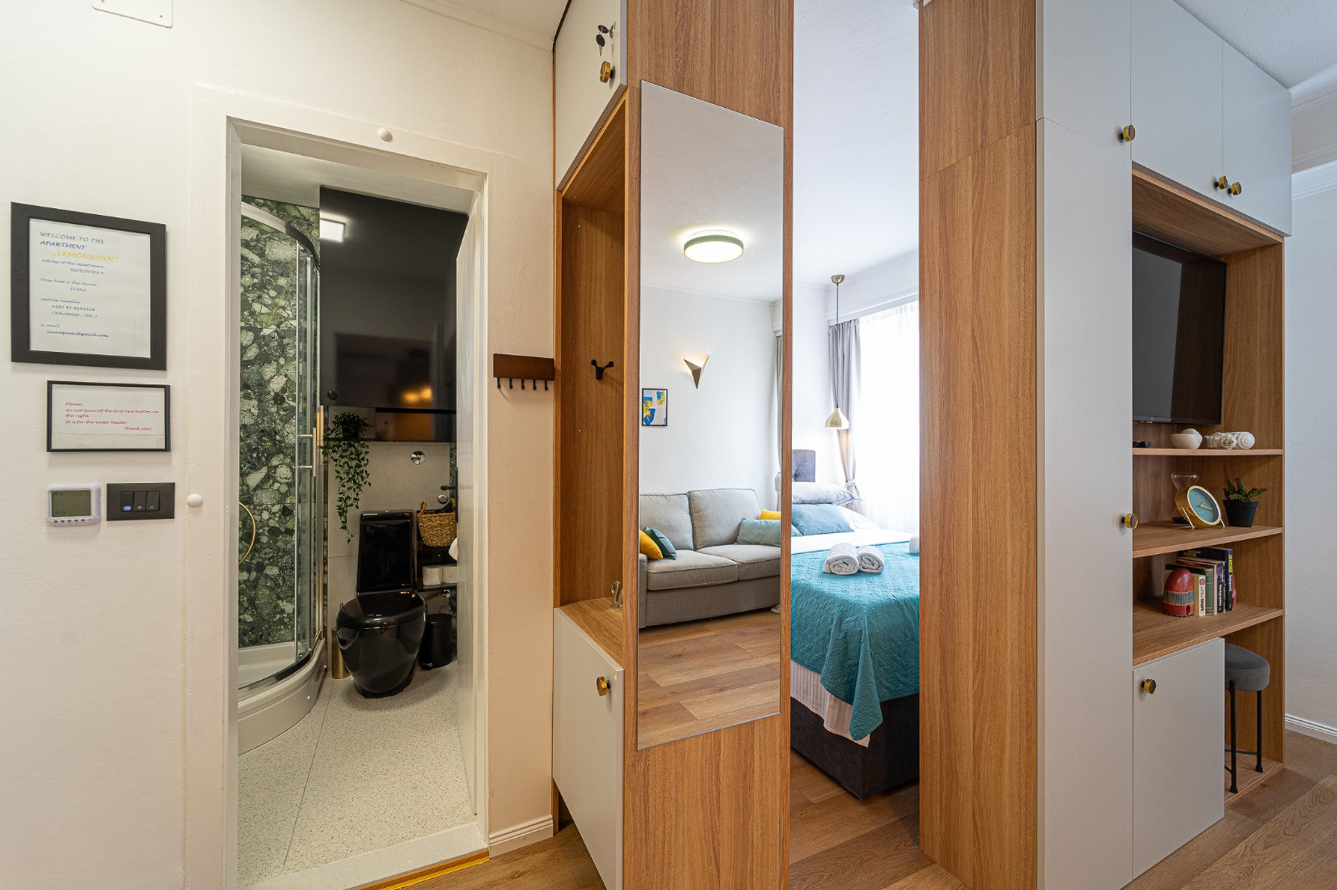 bathroom and badroom 