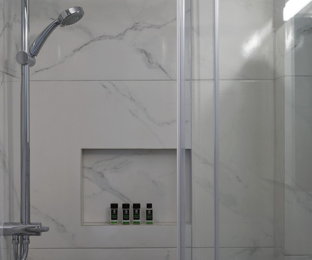 The second's bathroom shower