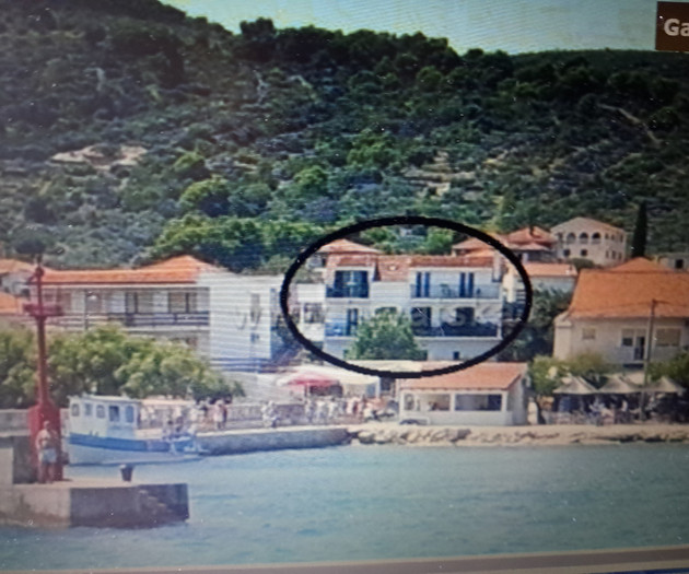 Building exterior view from the sea