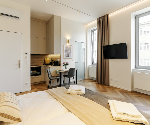 Modern flat in the city center, 1+kk