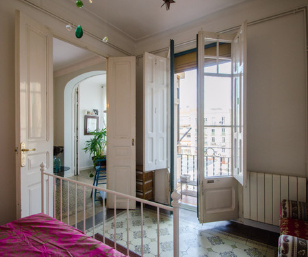 Cozy apartment, two double bedrooms in Eixample