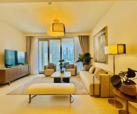 Luxe 4BR | Forte 1 | Fountain & Burj View