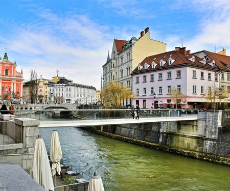 Tromostovje IV In Heart Of Ljubljana