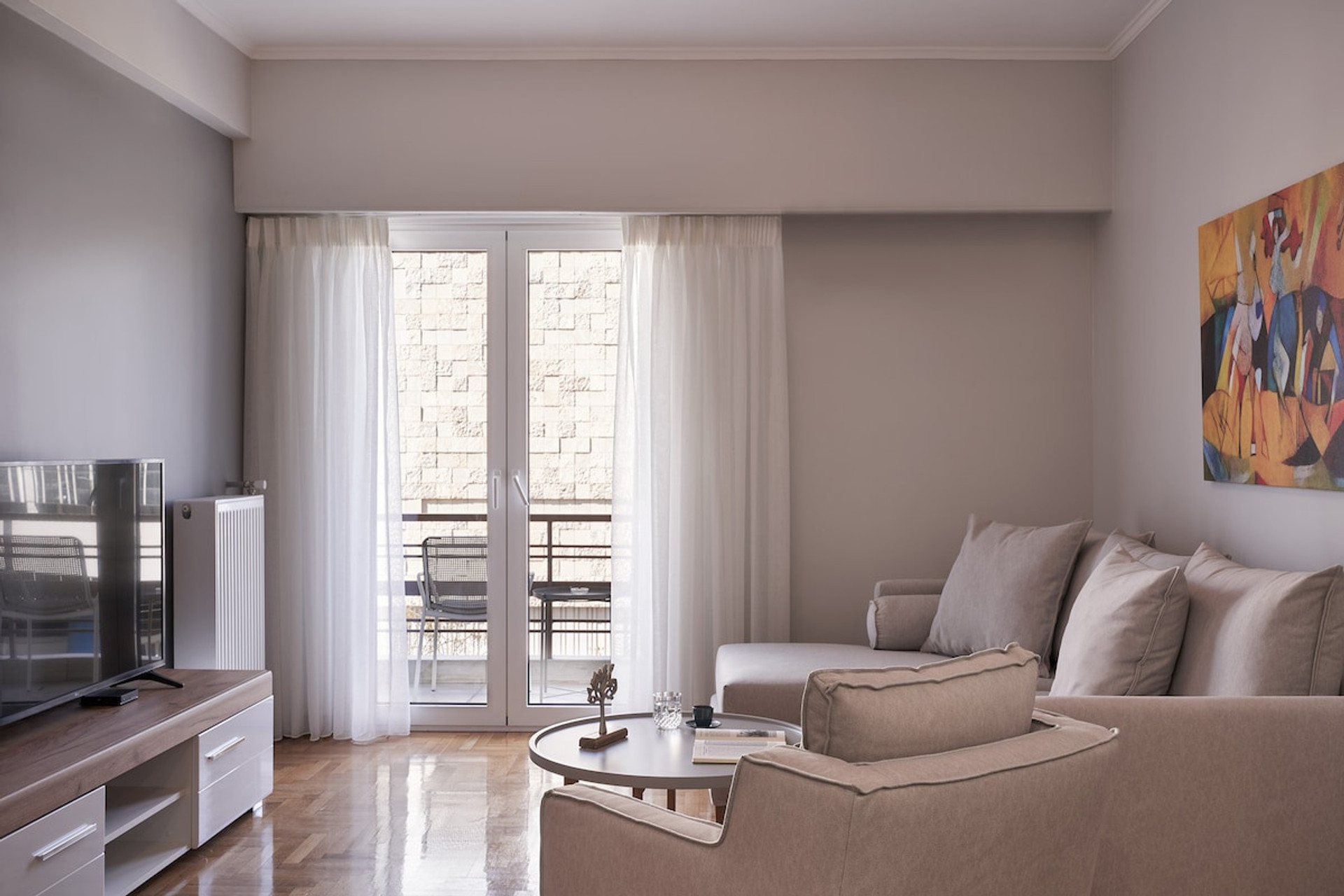 The living room