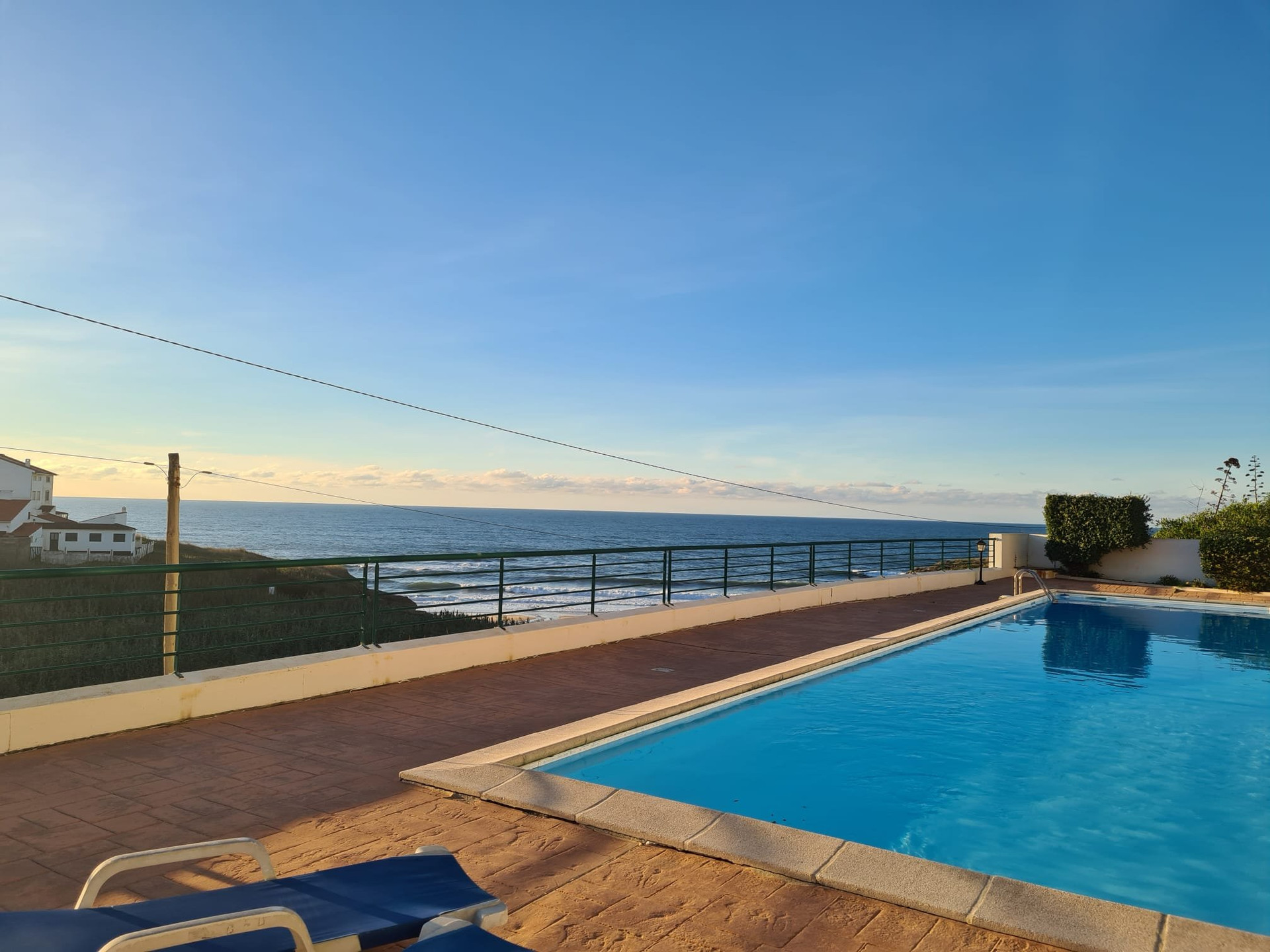 Pool with ocean view