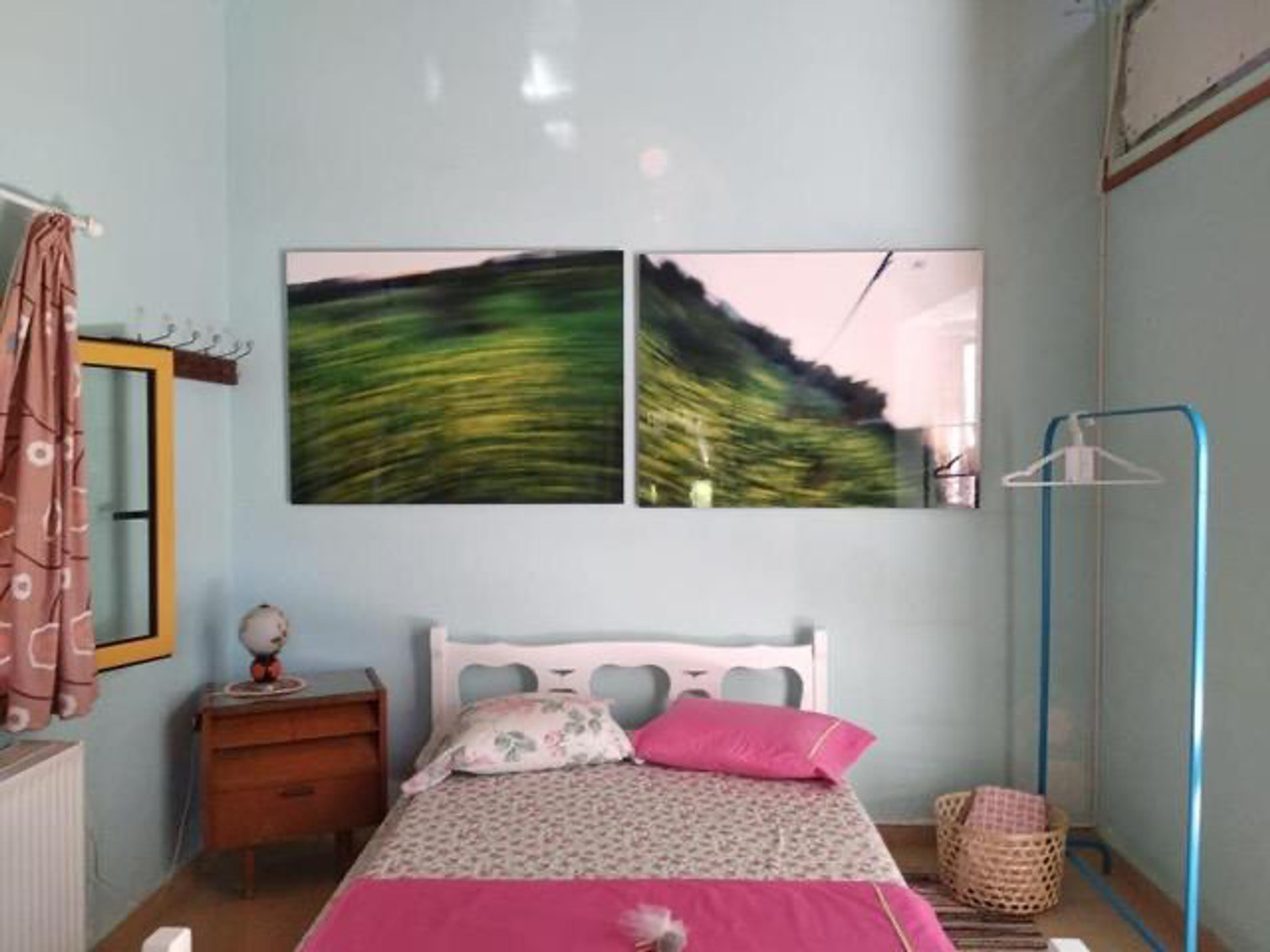 The bedroom, in the basement!
