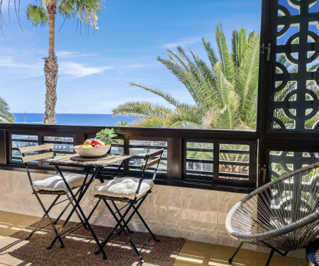 Modern beach apartment with ocean views