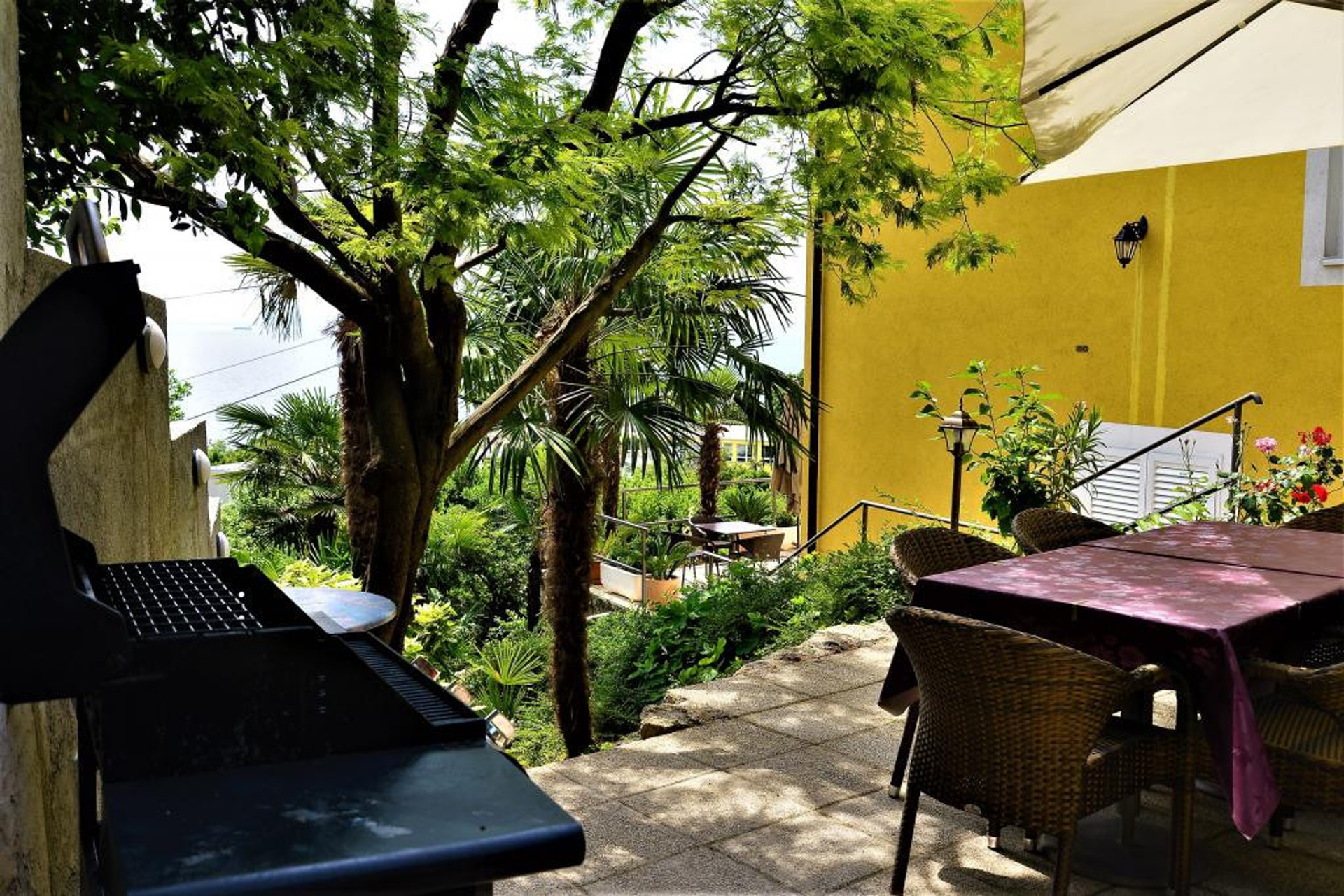Shared barbeque area