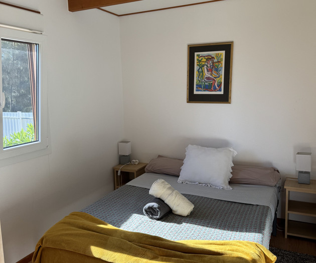 Bedroom with window view