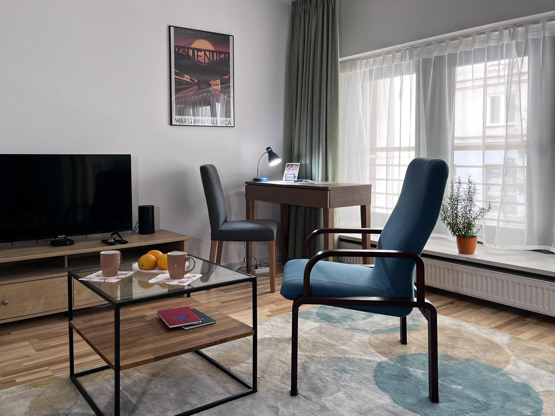 Living room – living and working area