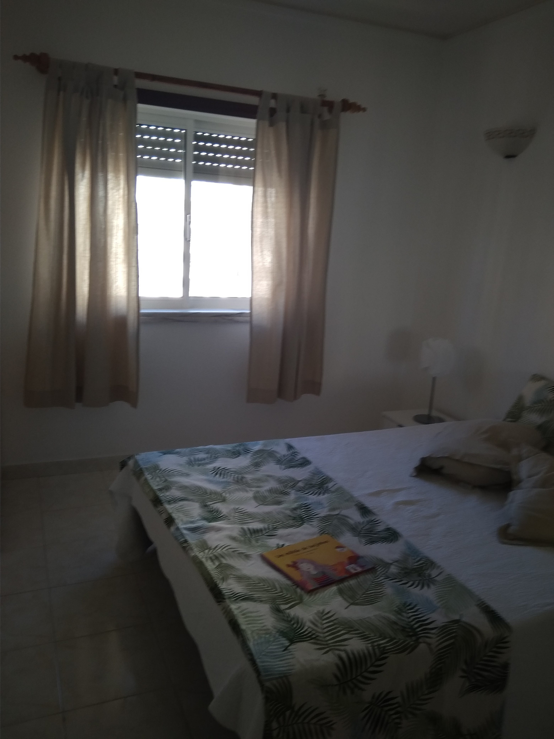 Bedroom with bed and window