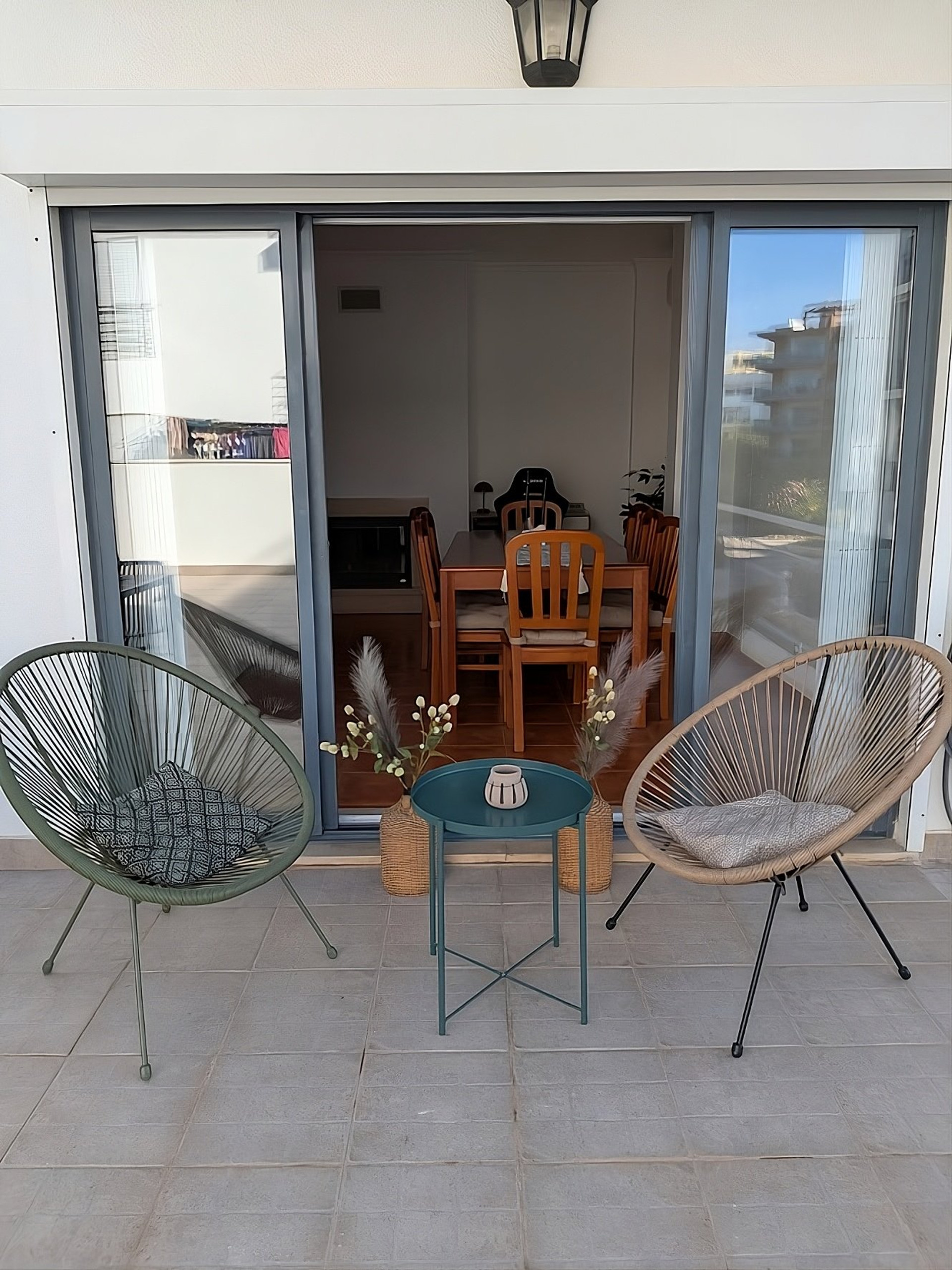 Terrace Lounge Area with direct access to the apartment, ideal for morning coffee