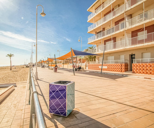Beachfront promenade near property