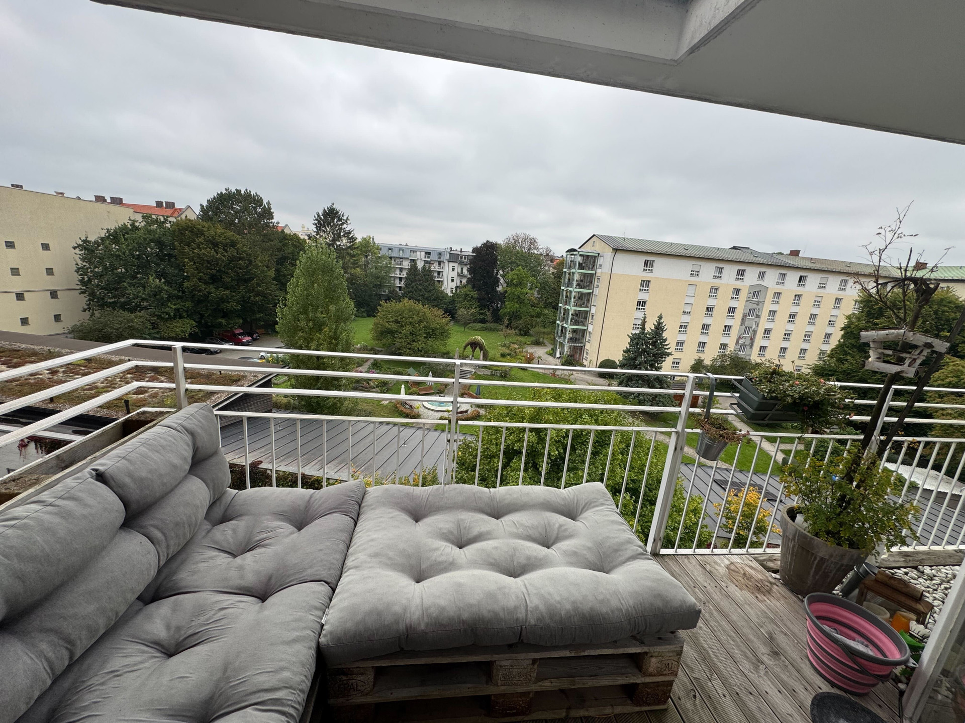 herrlicher Ausblick vom Balkon 