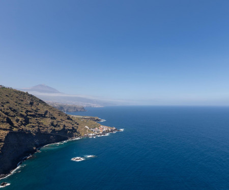 Blue Dream: Panoramic view on heights over the se