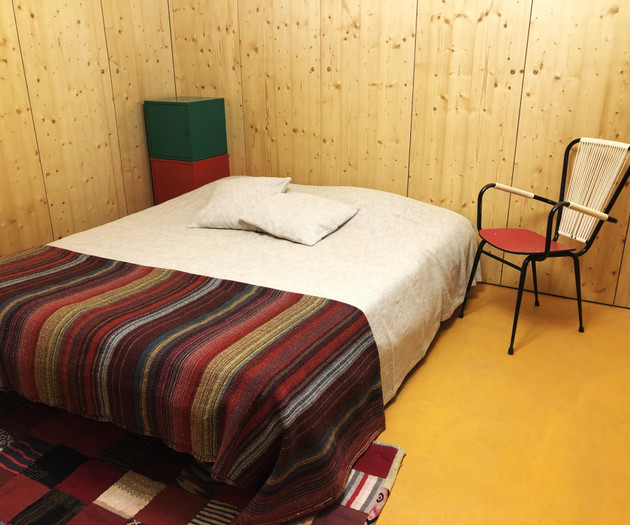 bedroom with private bathroom and patio N.4
