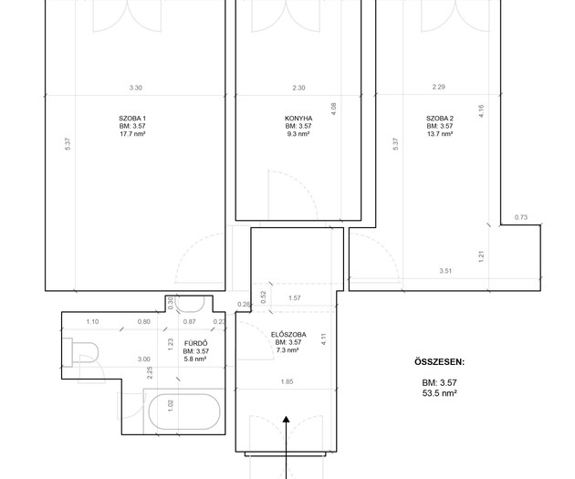 Renovated Apartment for Rent in the City center