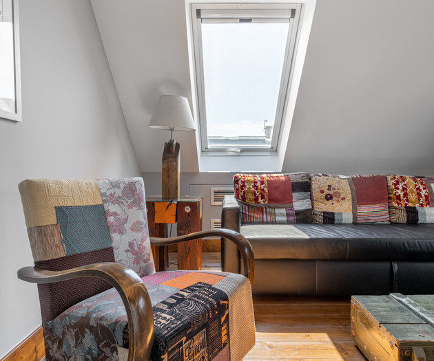 Útulný penthouse 1+kk se soukromou terasou
