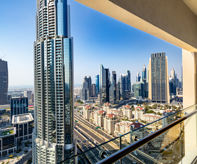 Cozy Studio with Stunning Views of Burj Khalifa