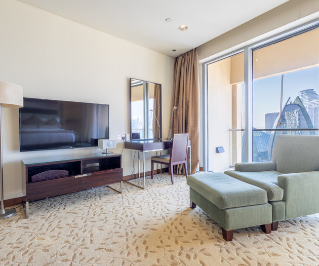 Cozy Studio with Stunning Views of Burj Khalifa