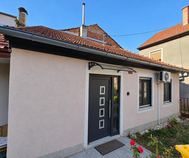 Studio nahe KBC Rebro mit Garten und kostenlosem Parkplatz