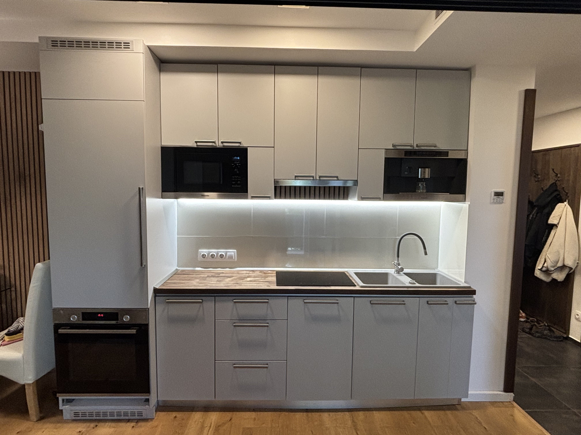 Modern fully equipped kitchen